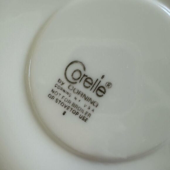 Corelle Spring Blossom Green saucer (Crazy Daisy) 10 - Picture 4 of 5